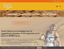 Tablet Screenshot of desert-bikes.com